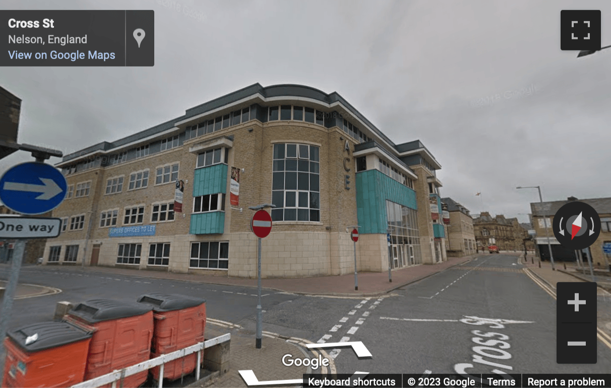 Street View image of Nelson Business Centre, Cross Street, Nelson, Lancashire