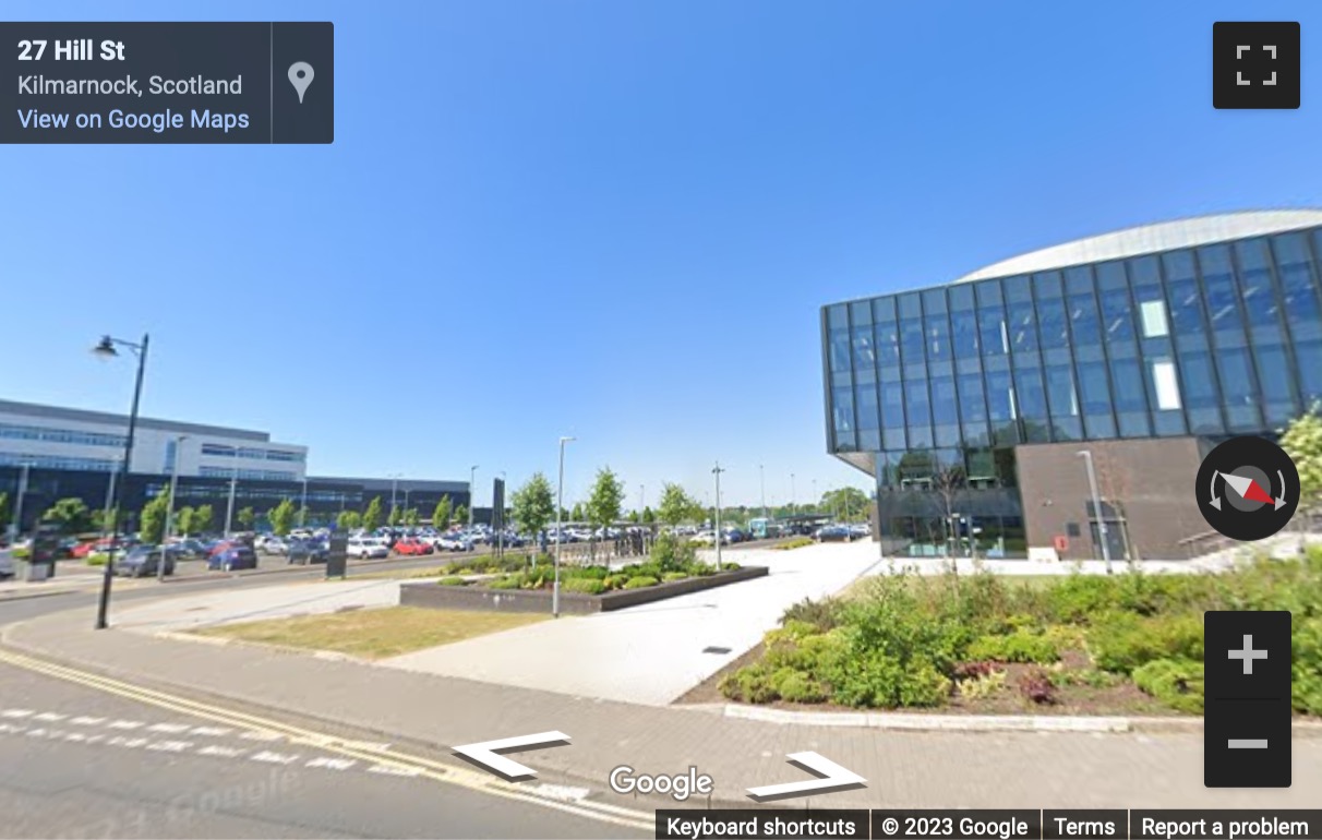 Street View image of Hill Street, Kilmarnock, East Ayrshire