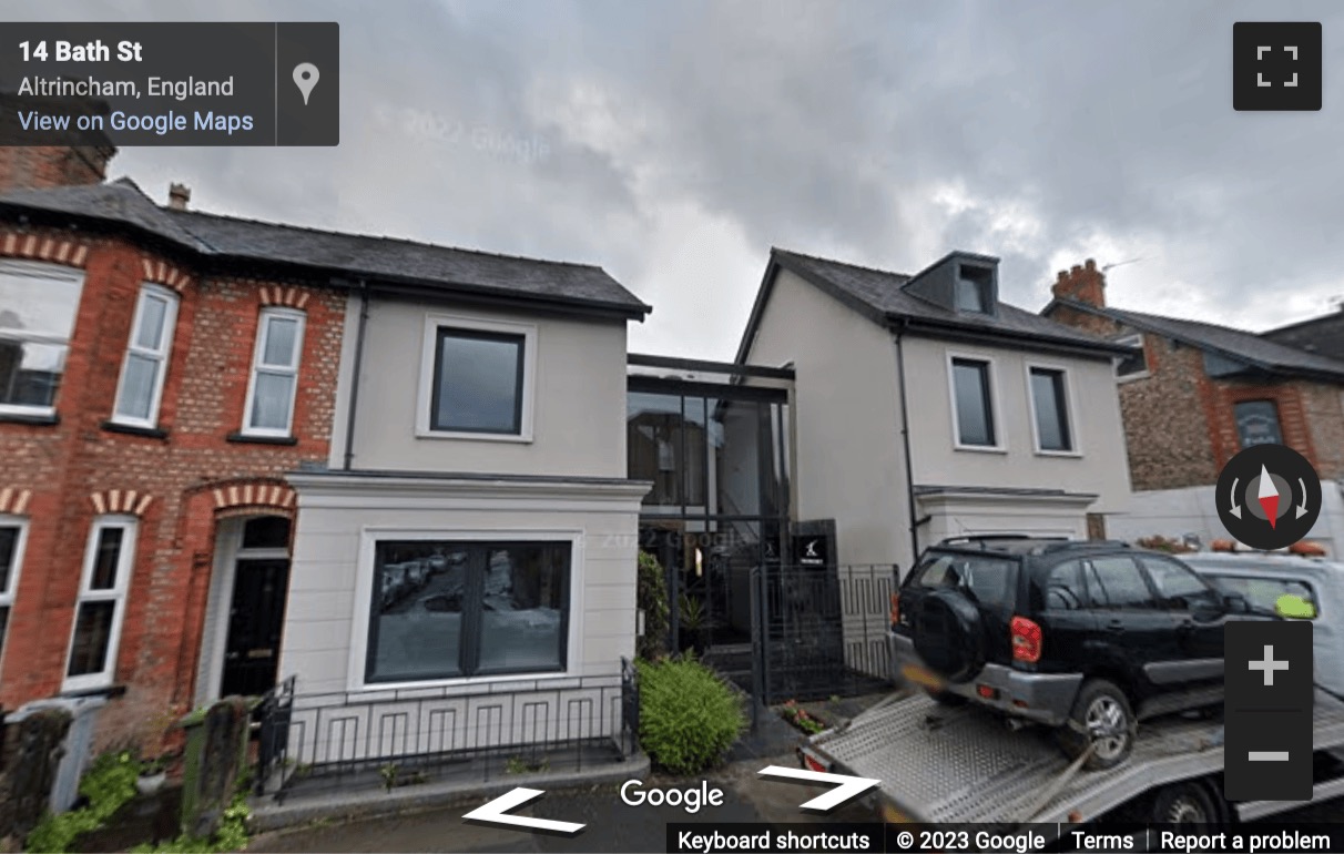Street View image of Bath Street, Hale, Altrincham, Greater Manchester