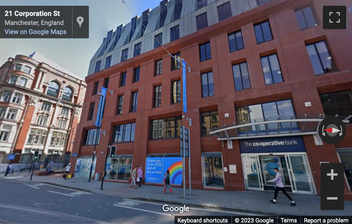 Street View image of 1 Balloon Street, Manchester