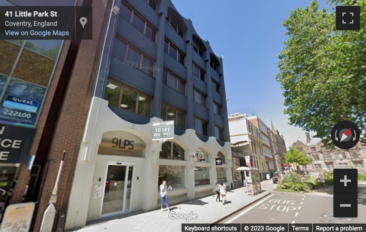 Street View image of 9 Little Park Street, Coventry, West Midlands