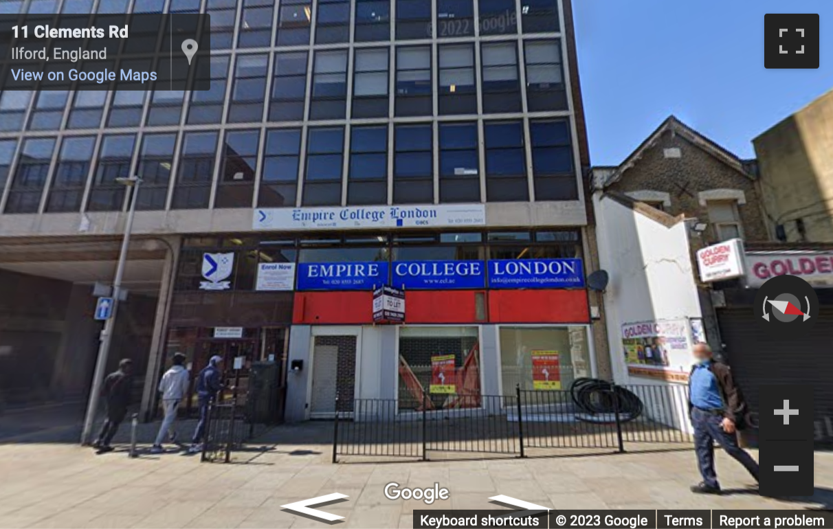 Street View image of 4th Floor, 16-20 Clements Road, Forest House, Ilford, Redbridge