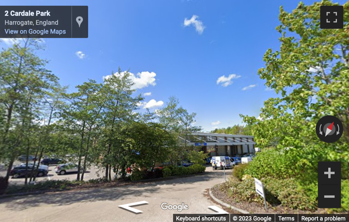 Street View image of 1 Cardale Park, Beckwith Head Road, Harrogate