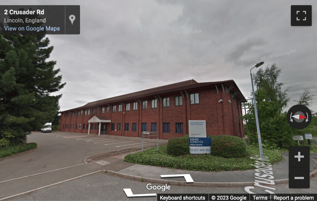 Street View image of Cromwell House, Crusader Road, off Tritton Road, Cromwell House, Lincoln