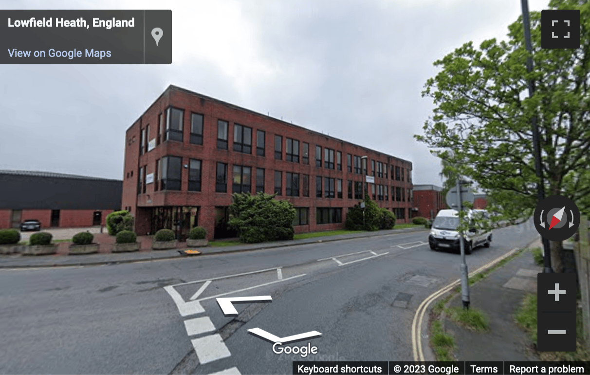 Street View image of Old Brighton Road, Lowfield Heath, Southpoint, West Sussex, Crawley