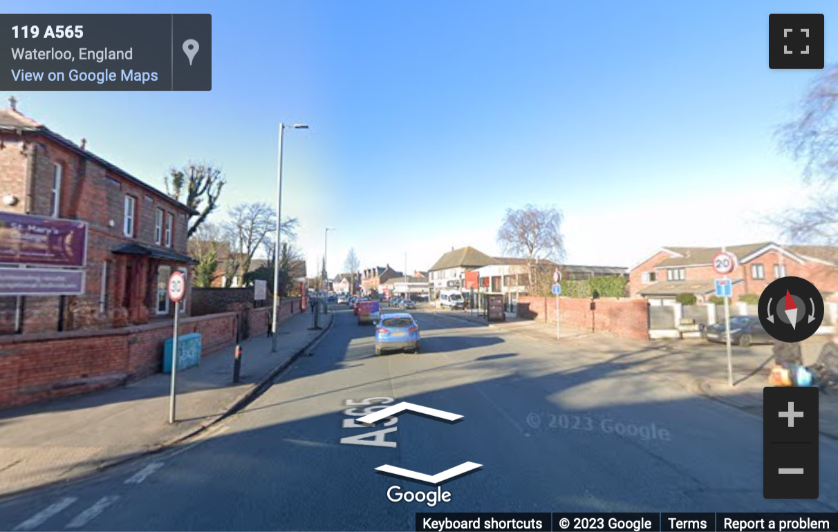 Street View image of 113 Liverpool Road, Liverpool, Merseyside
