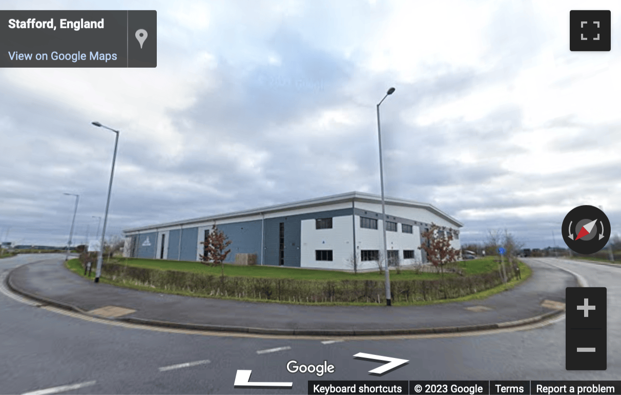 Street View image of Staples Close, Redhill Business Park, Stafford