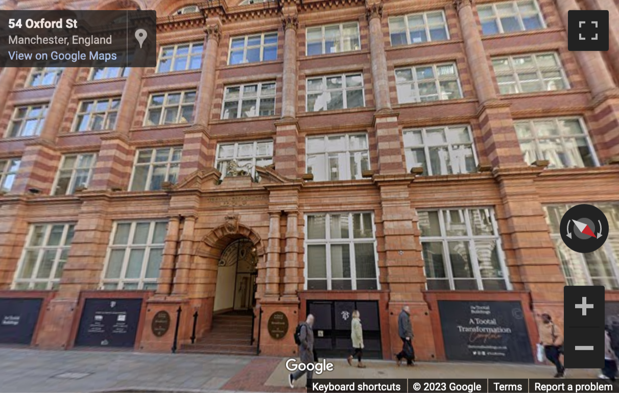 Street View image of The Tootal Buildings, Broadhurst House, 56 Oxford Street, Manchester