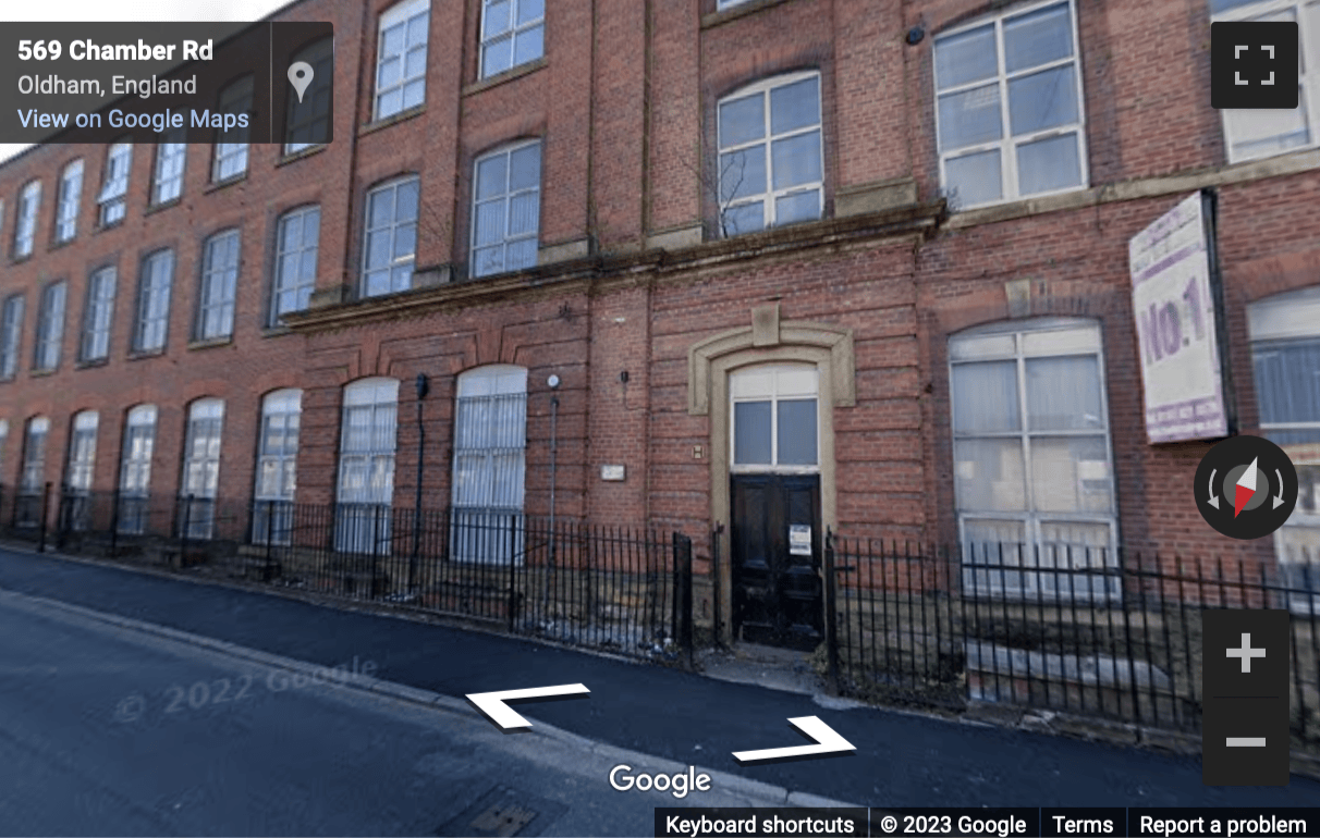 Street View image of Chambers Business Centre, Chapel Road, Unit 2, Progress House, Oldham