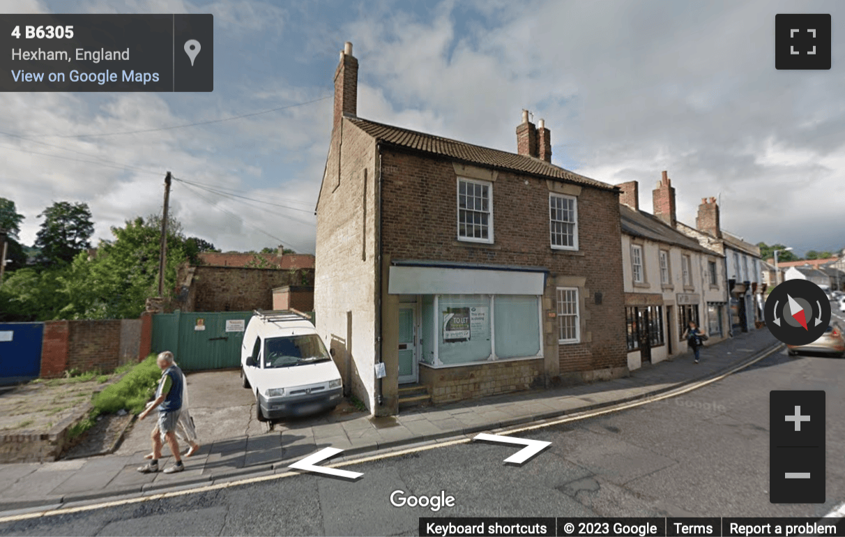 Street View image of 4 Hencotes, Hexham, Northumberland