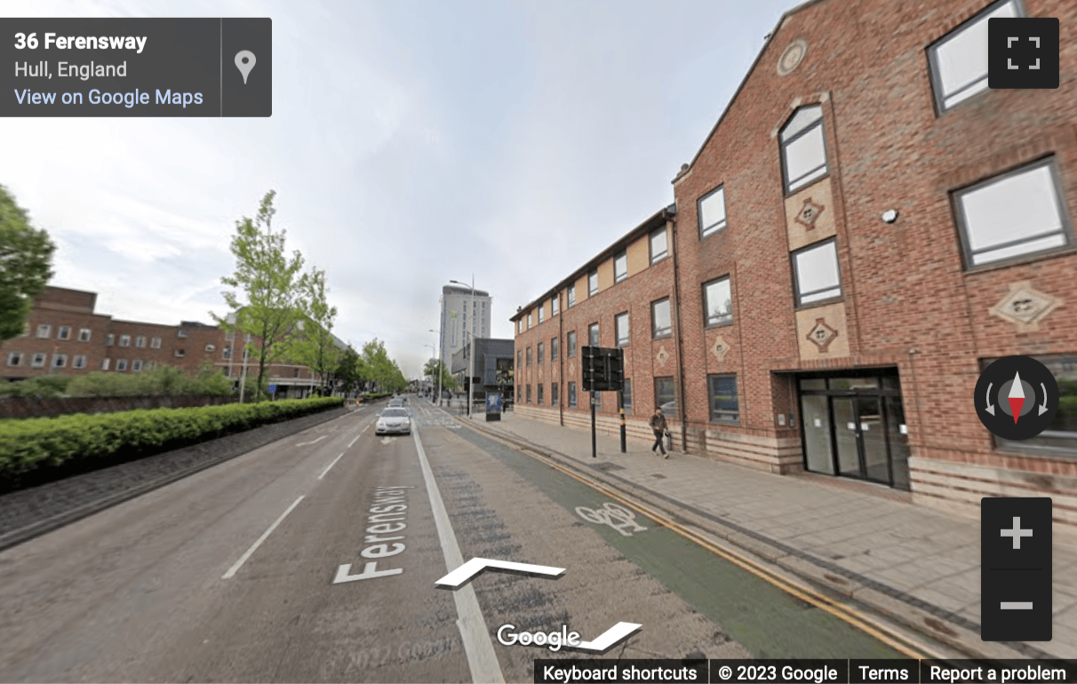 Street View image of Cherry Tree Court, 36 Ferensway, Hull, East Yorkshire