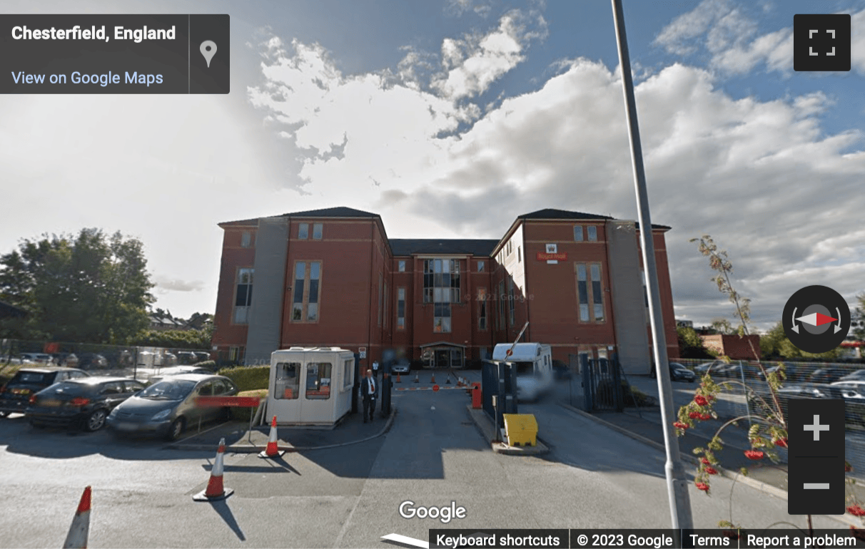 Street View image of The HQ, Rowland Hill House, S40 2NF, Chesterfield, Derbyshire
