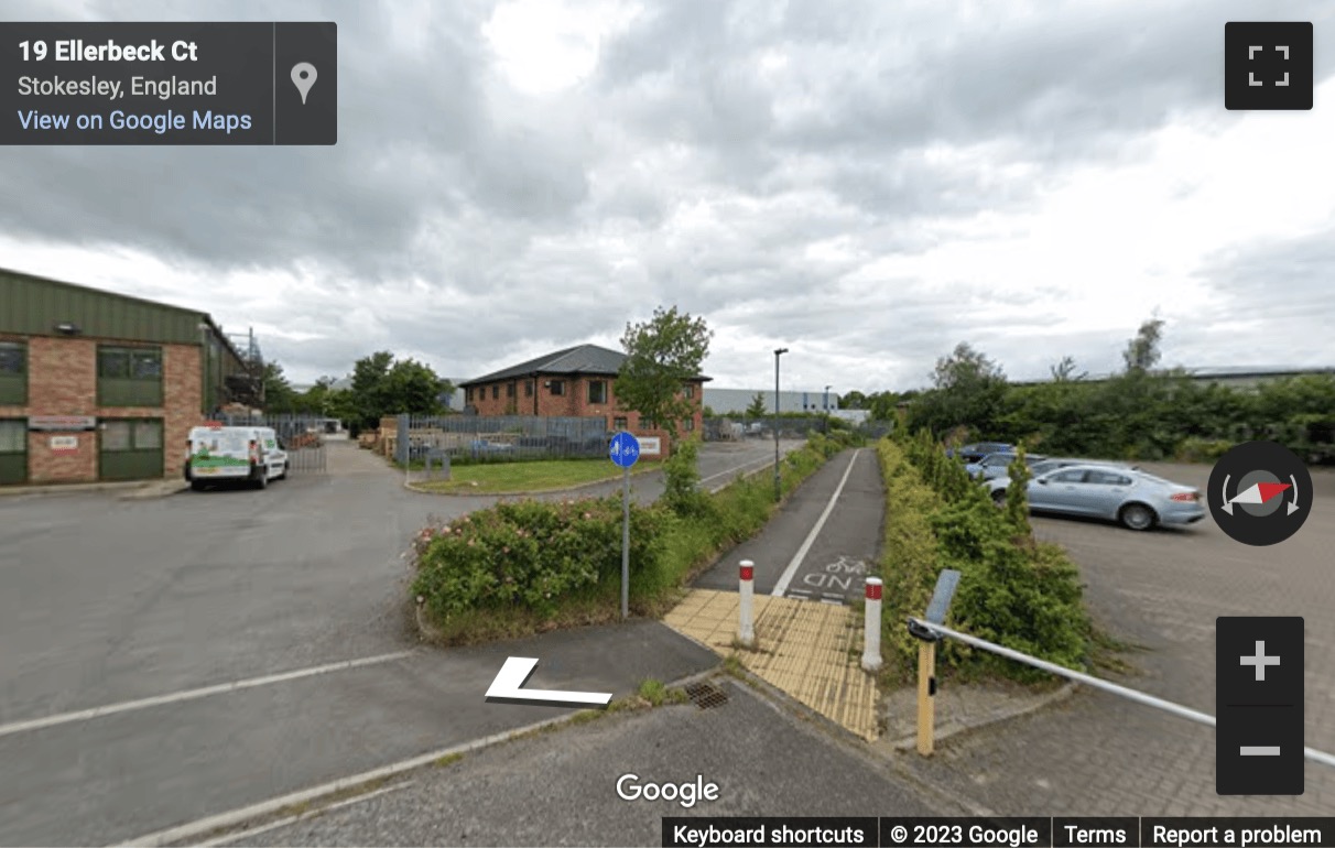 Street View image of 19 Ellerbeck Court, Stokesley Business Park, Middlesbrough, Stokesley, Yorkshire and The Humber