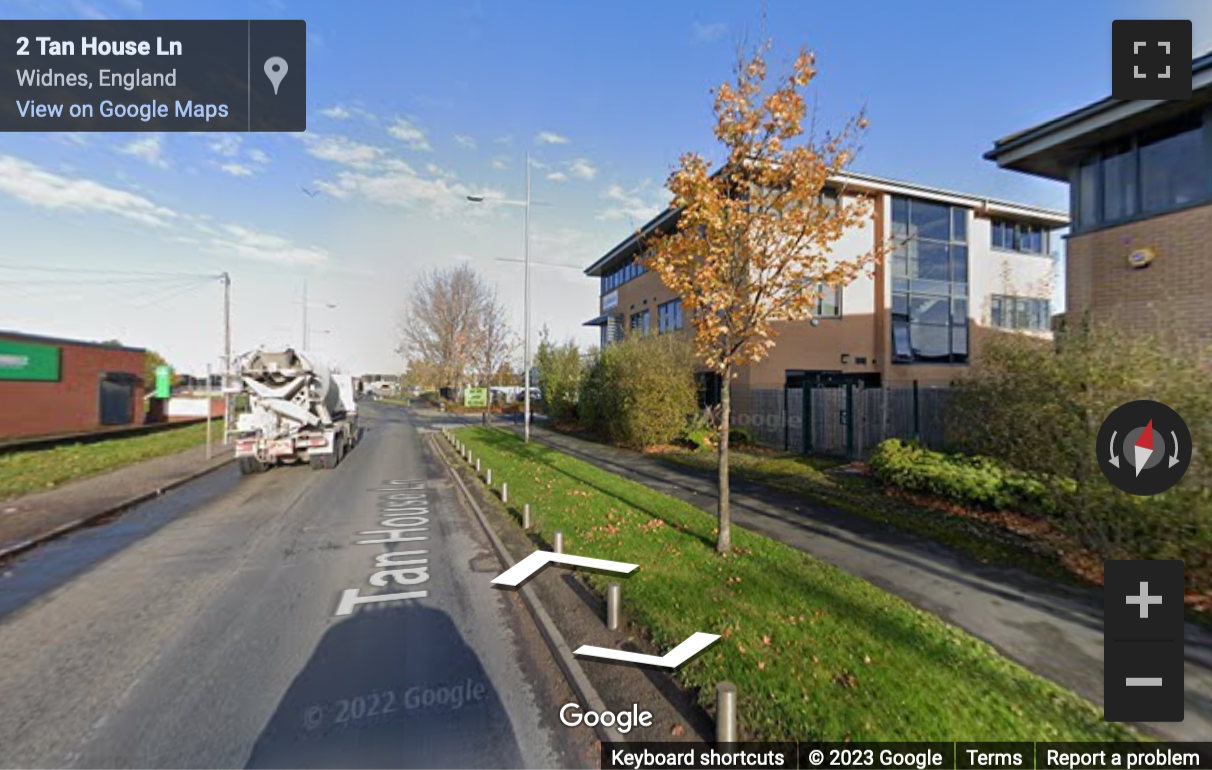 Street View image of Tan House Lane, Cheshire, A. R. T. Centre, Widnes, Merseyside