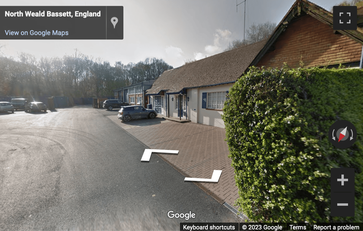 Street View image of High Road, Thornwood, Brickfield House, Essex, Epping