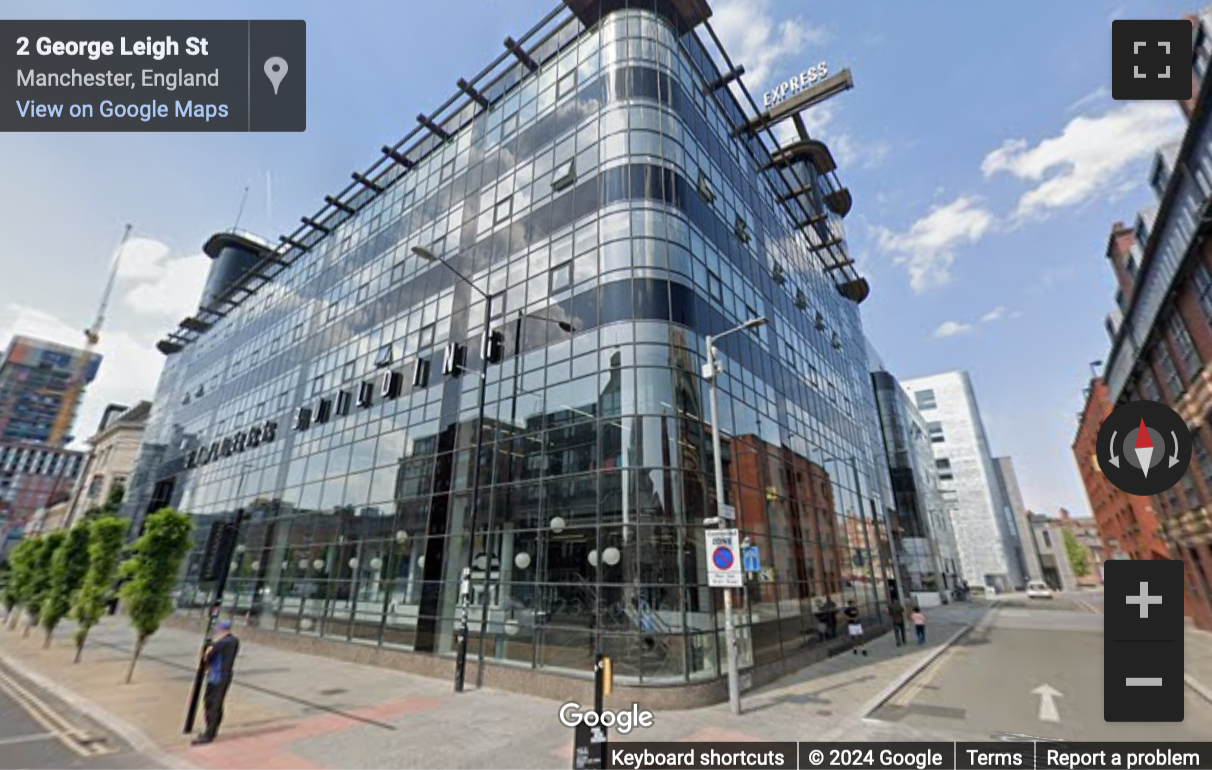 Street View image of The Express Building, 9 Great Ancoats Street, Manchester