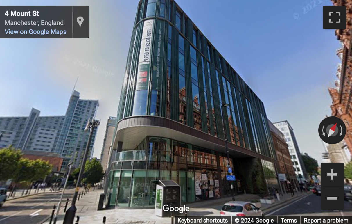 Street View image of Windmill Green, 24 Mount Street, Ground, 1 & 2 Floors, Manchester