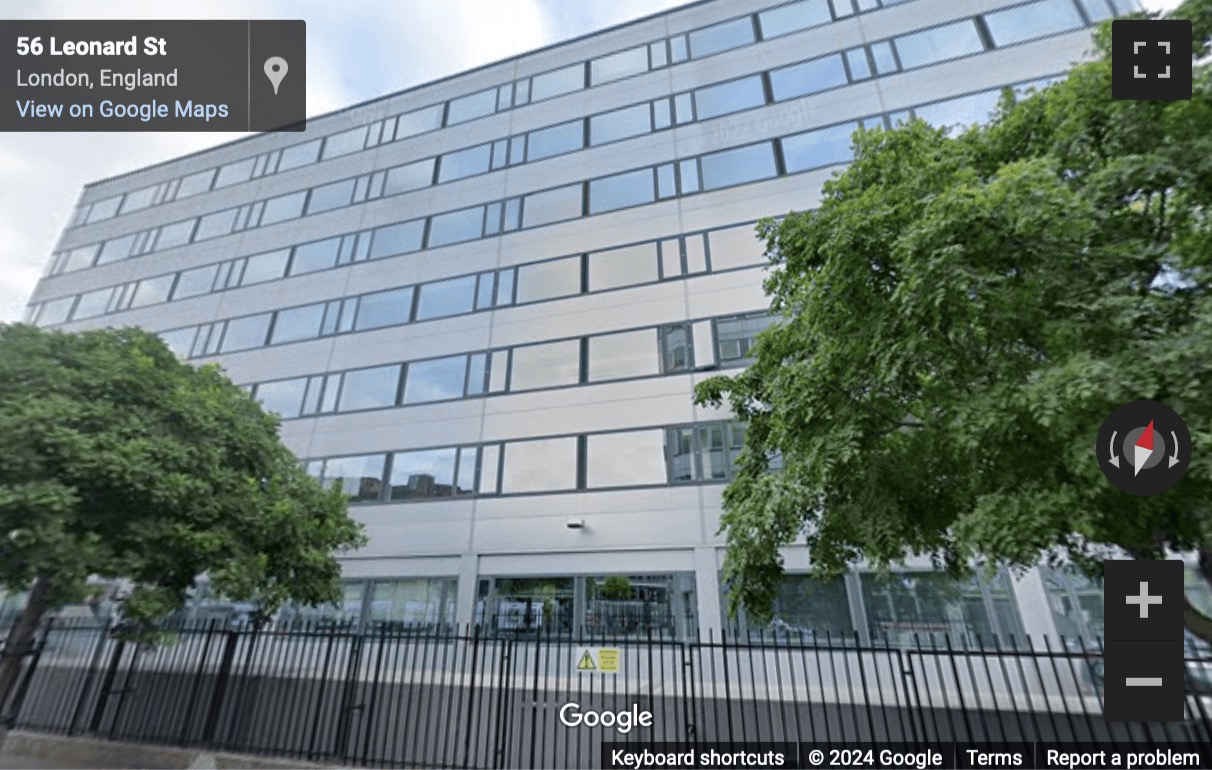 Street View image of 69 Paul Street, Telephone House, Central London, EC2A, UK