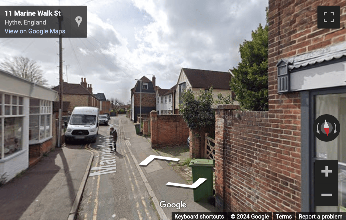 Street View image of The Cottage, Marine Walk Street, Hythe, Kent