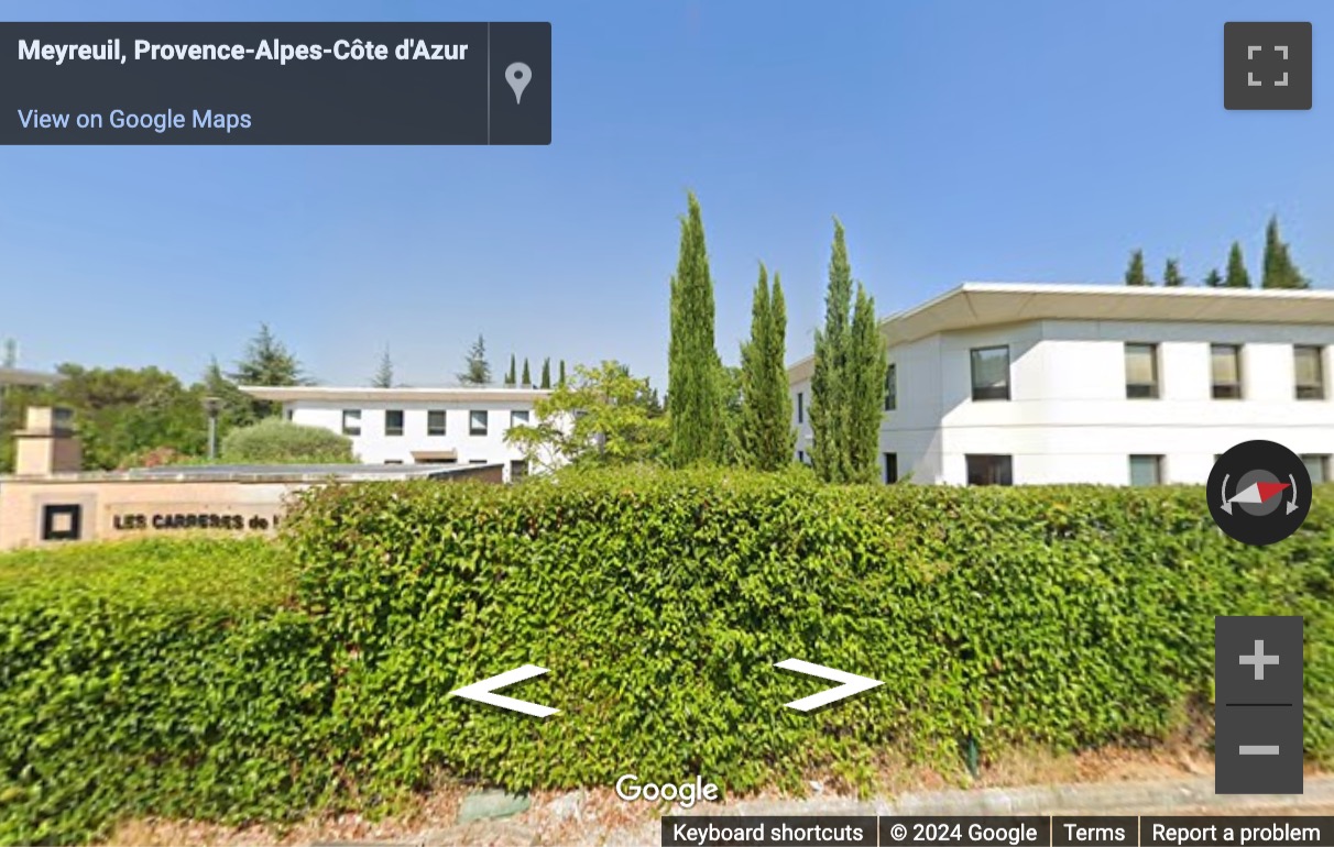 Street View image of Les Carrés De L’Arc Bâtiment A, Rond Point Du Canet, Meyreuil