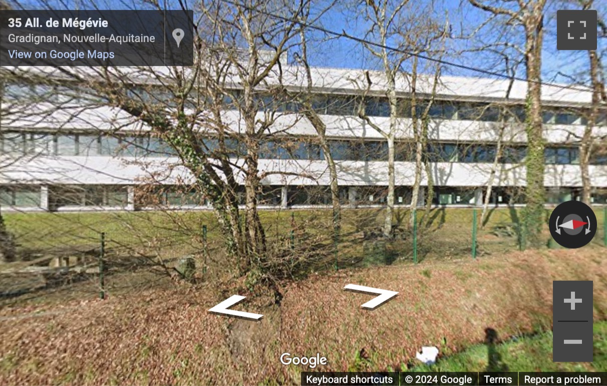 Street View image of 38 Allée De Mégevie, Gradignan, Bordeaux