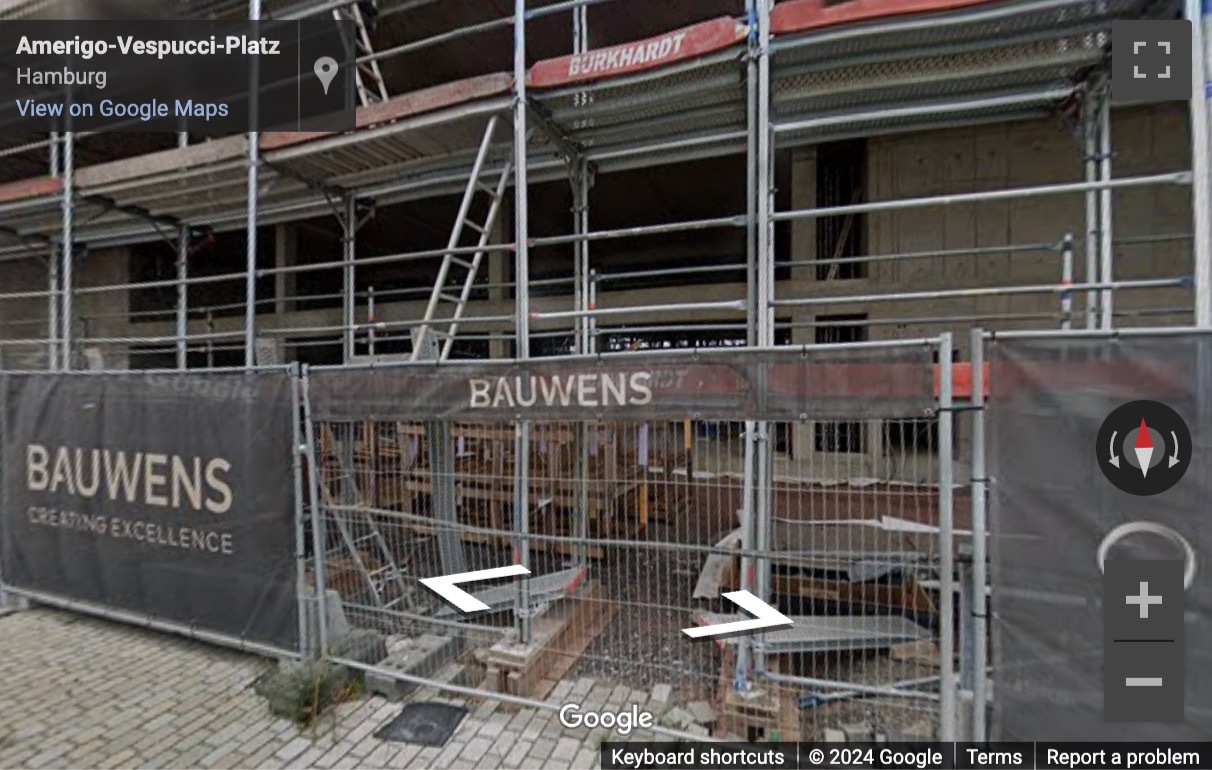 Street View image of Amerigo Vespucci Platz 1, Hamburg, Schleswig Holstein