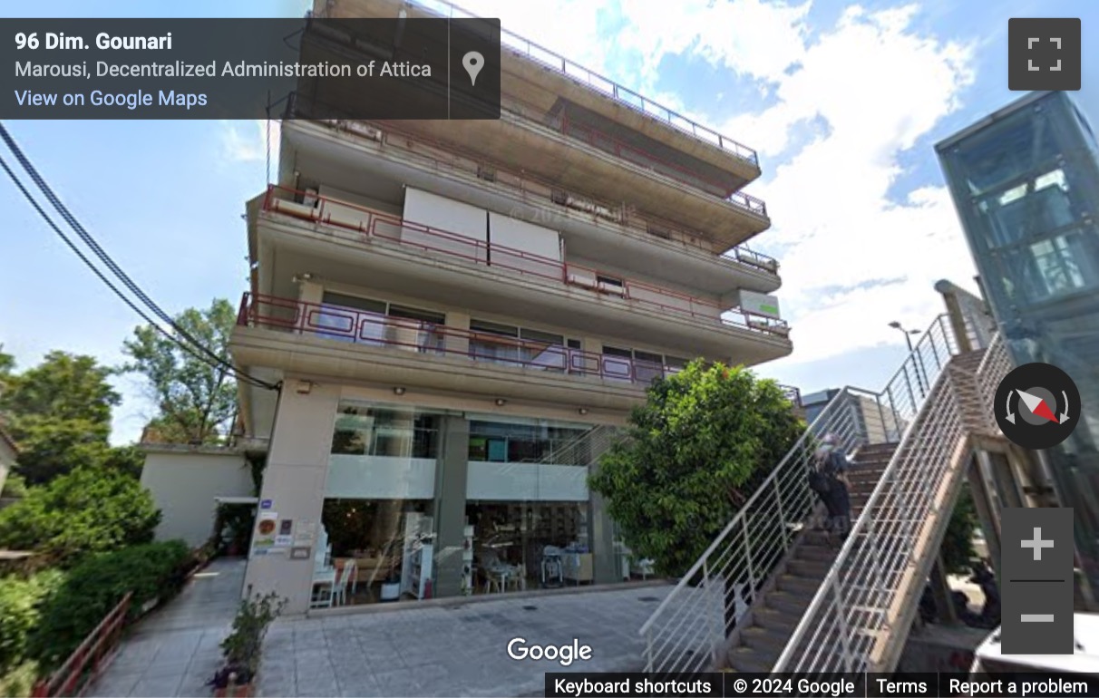 Street View image of Dimitriou Gounari 96 & Kifisias, 1st & 3rd Floors, Maroussi