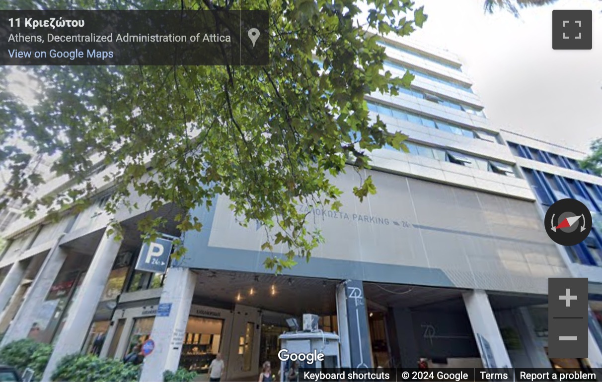 Street View image of Zalokosta 8, Athens, Greece
