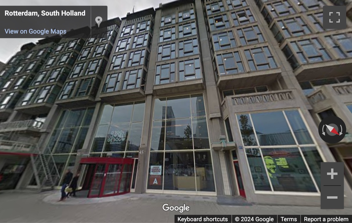 Street View image of Stationsplein 45, Rotterdam, South Holland
