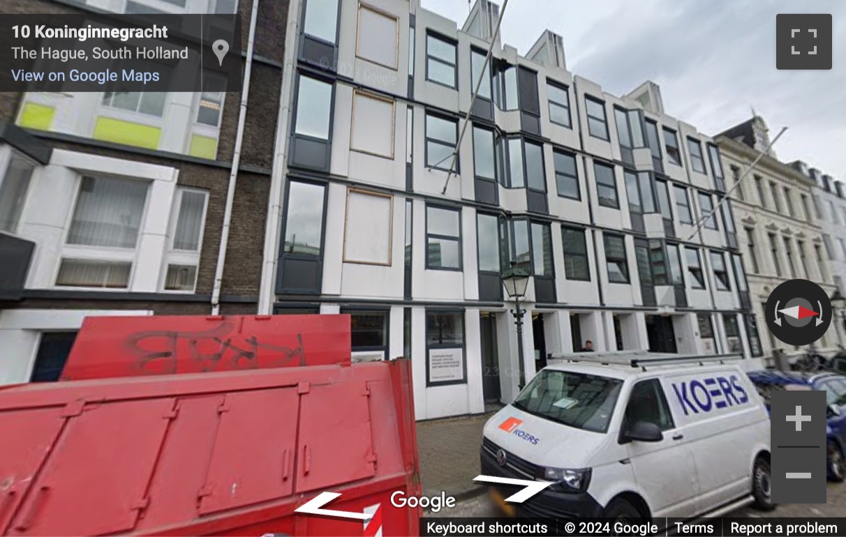 Street View image of Koninginnegracht 10, The Hague, South Holland
