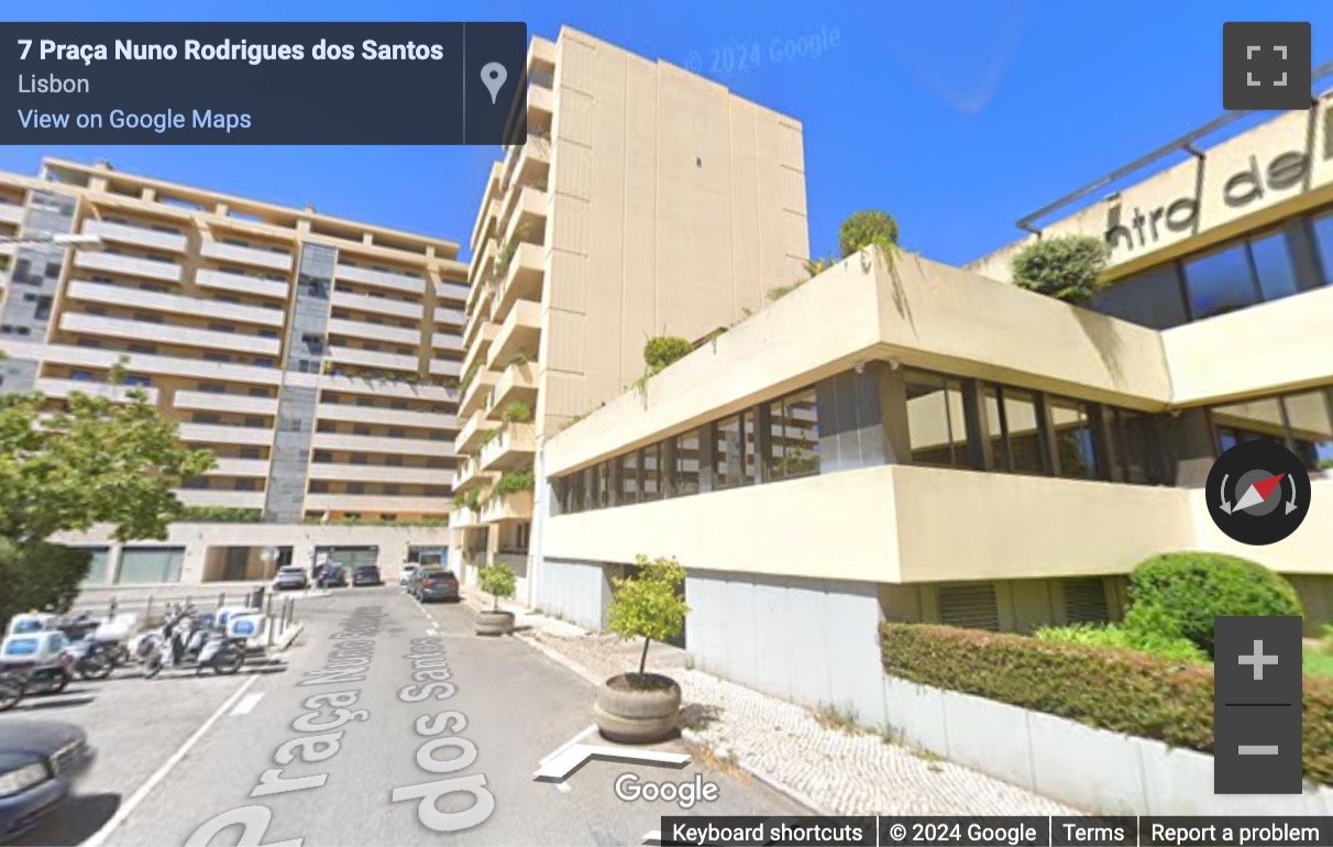 Street View image of Praça Nuno Rodrigues Dos Santos 7, Lisbon