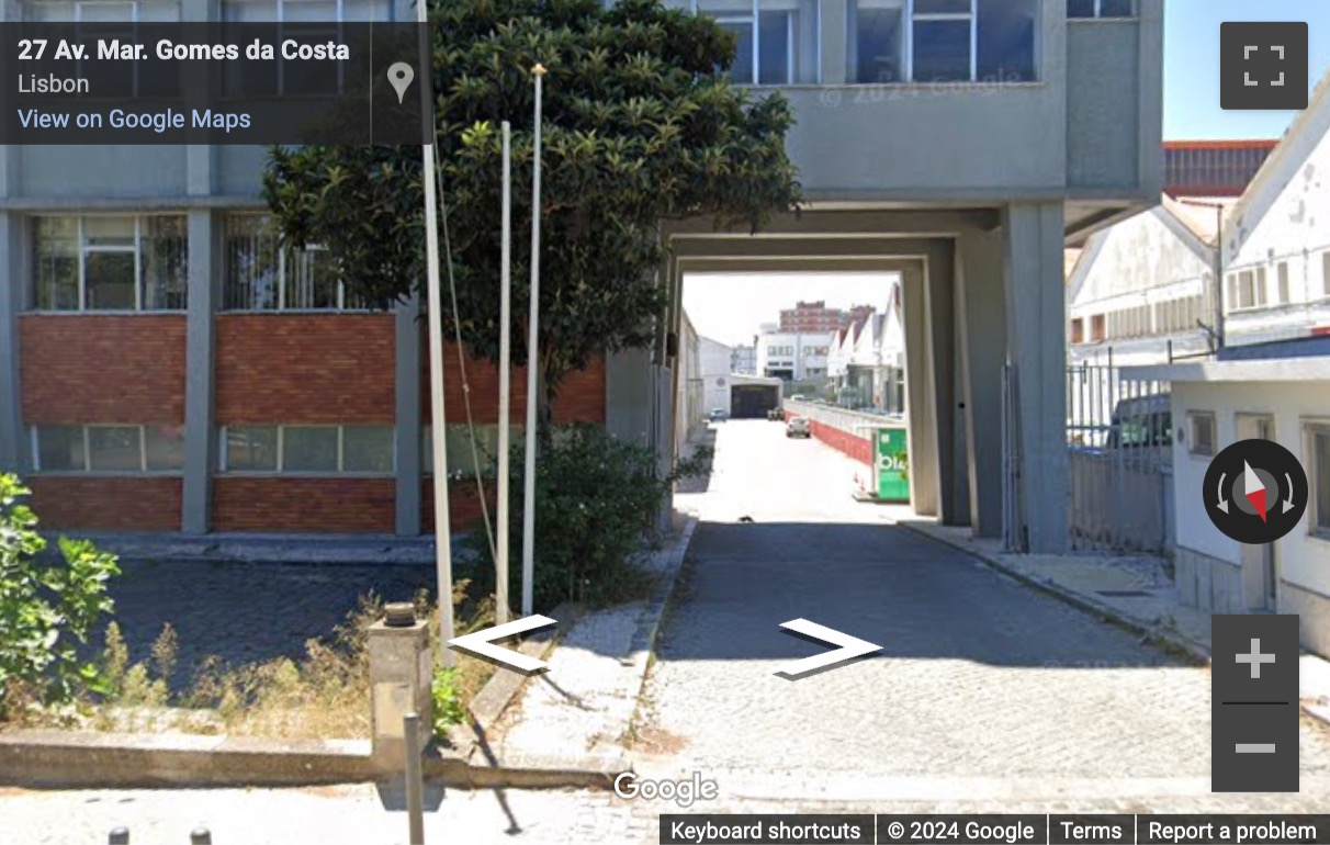 Street View image of Avenida Marechal Gomes Da Costa 27, A/B Armazém 1, Lisbon