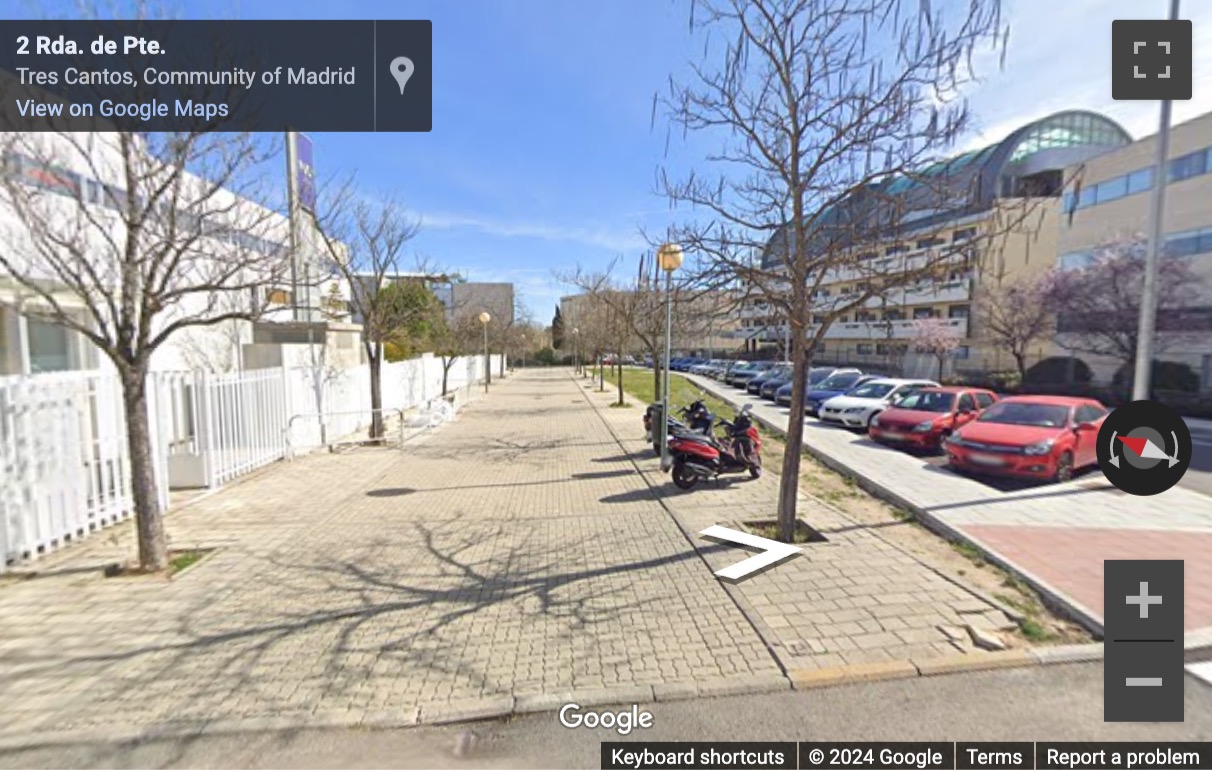 Street View image of 2-16 Ronda del Poniente, Madrid