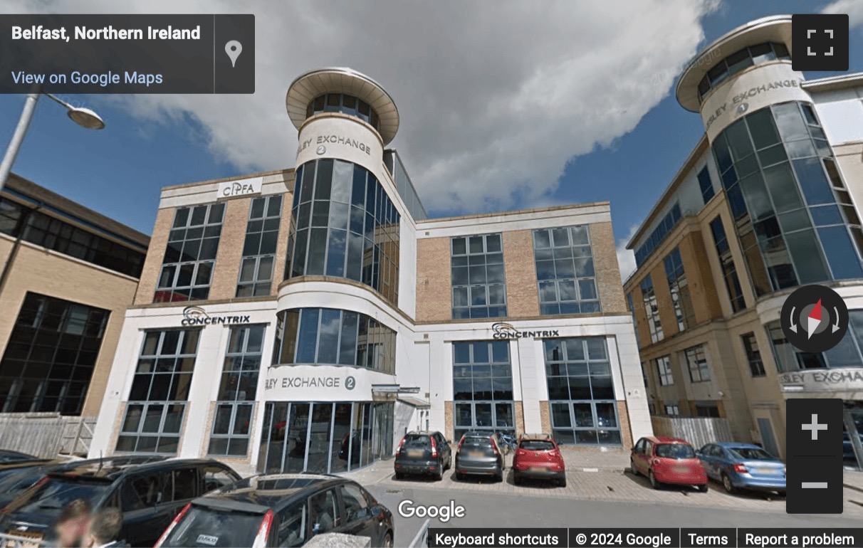 Street View image of 22 East Bridge Street, Meadow House, Belfast, Northern Ireland