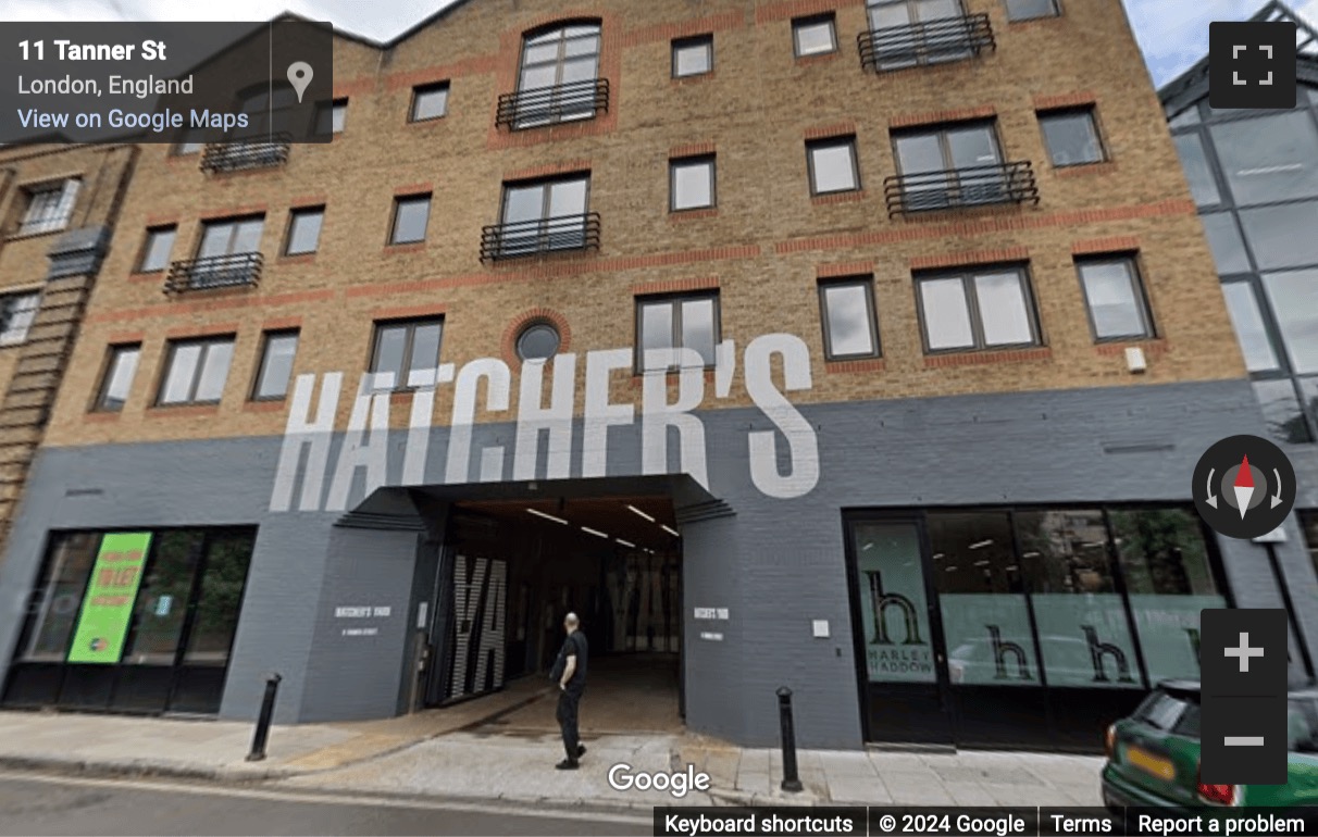 Street View image of Hatchers Yard, Unit B5, 2nd Floor, Central London, SE1, UK