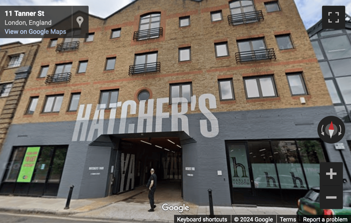 Street View image of Hatchers Yard, 2nd Floor, Unit B6, Central London, SE1, UK