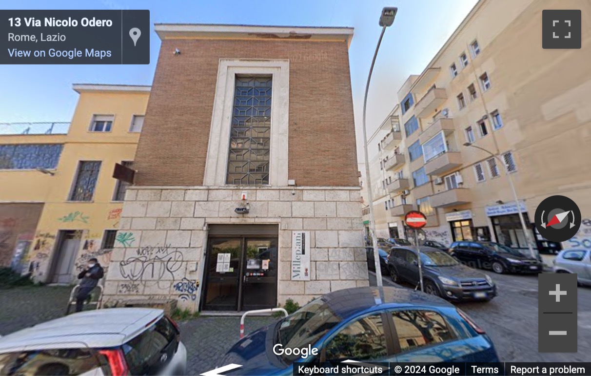 Street View image of Via Nicolò Odero, 13, Rome
