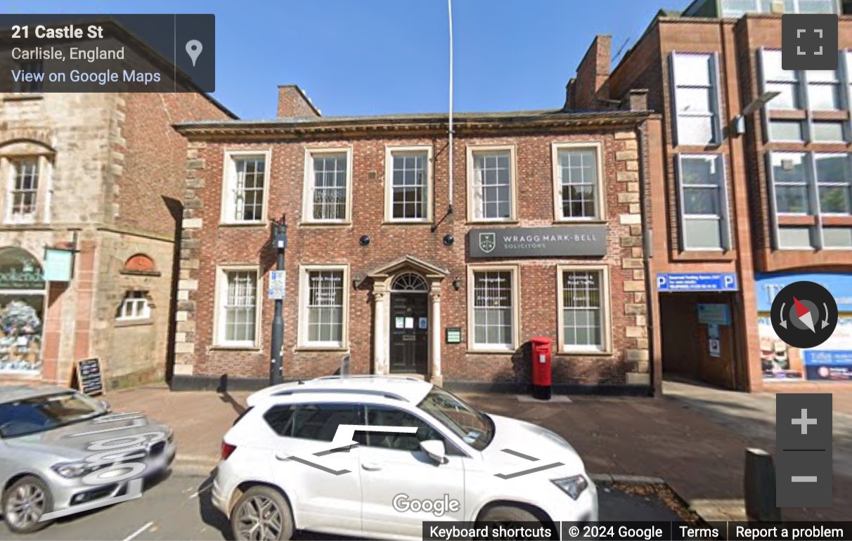 Street View image of 23-37 Castle Street, Stocklund House, Carlisle, Cumbria