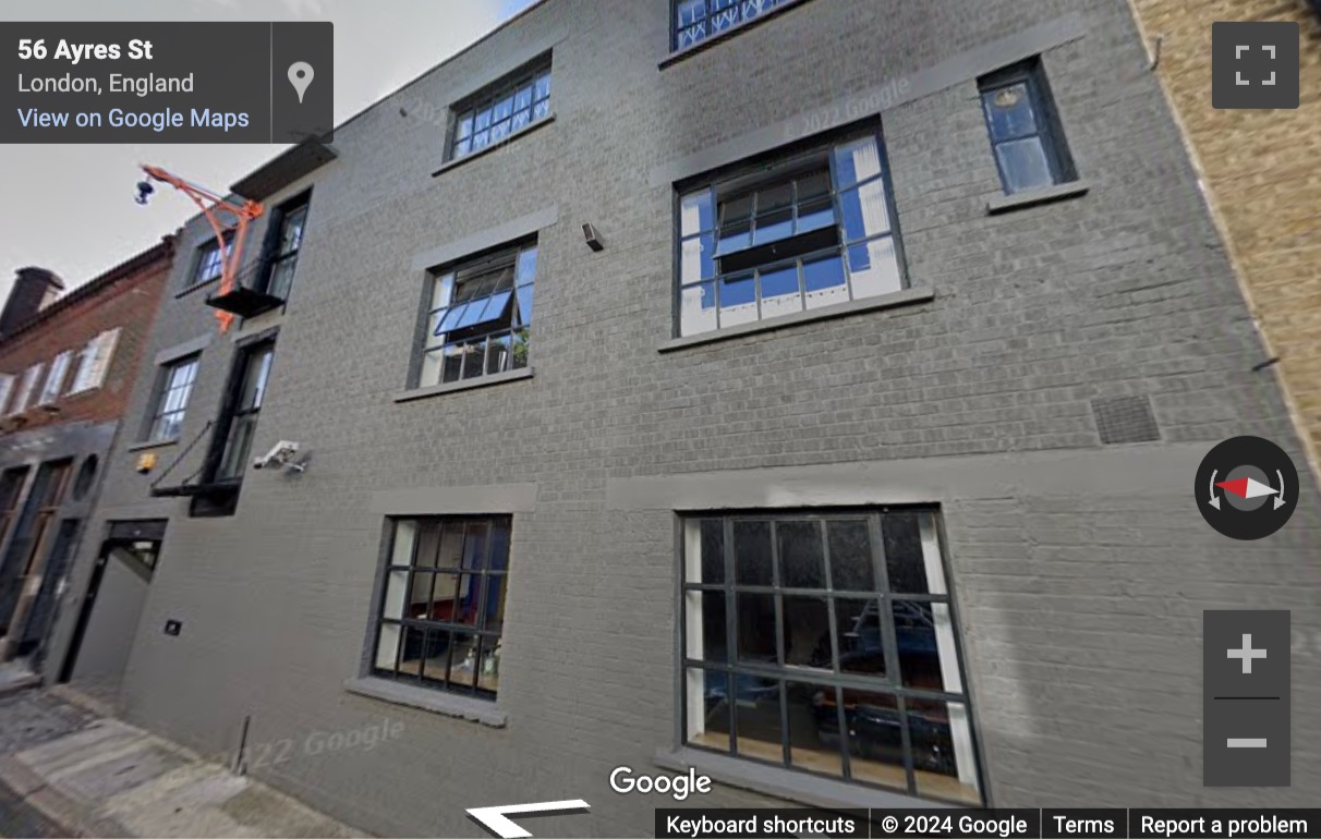 Street View image of 56 Ayres Street, Central London, SE1, UK