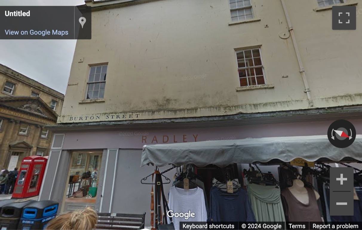 Street View image of 20 Old Bond Street, Bath, Somerset