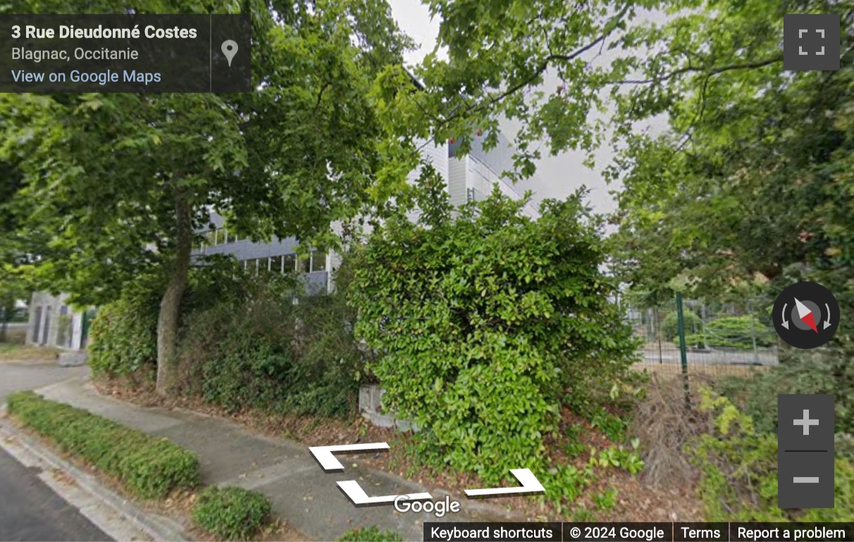 Street View image of 3 Rue Dieudonné Costes, Blagnac, Hauts-de-Seine