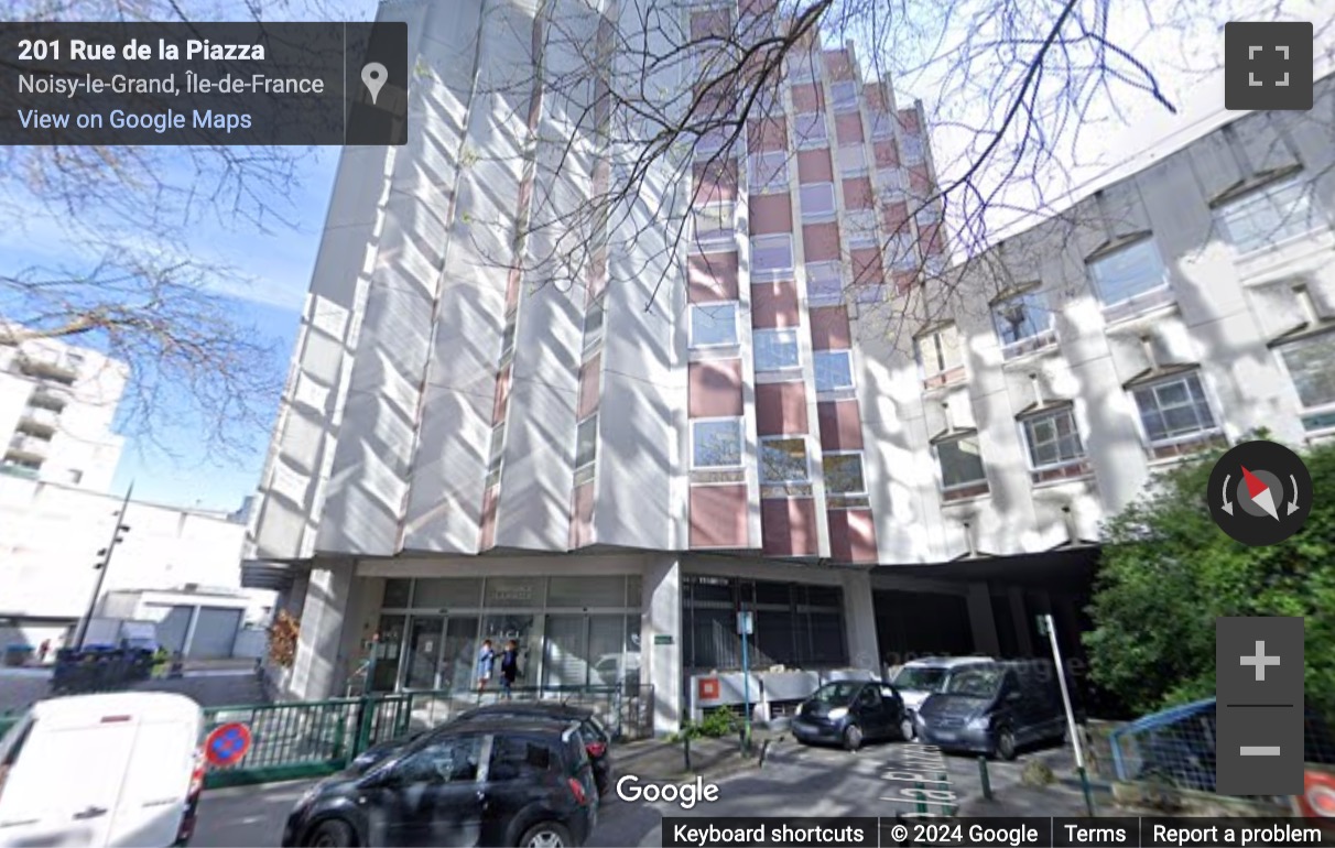 Street View image of 201 Rue De La Piazza, Noisy-le-Grand, Seine-Saint-Denis