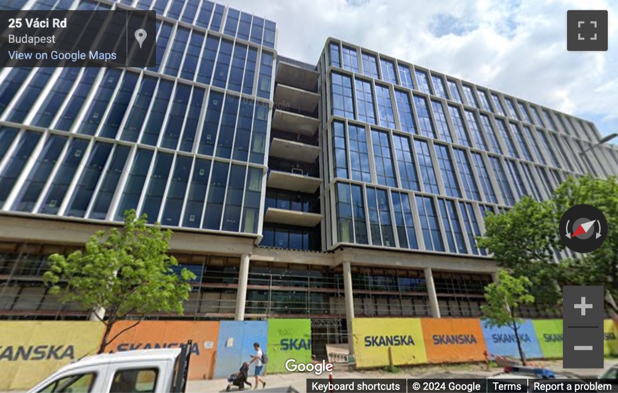 Street View image of Vaci Utca 23-27, H2Offices, Budapest