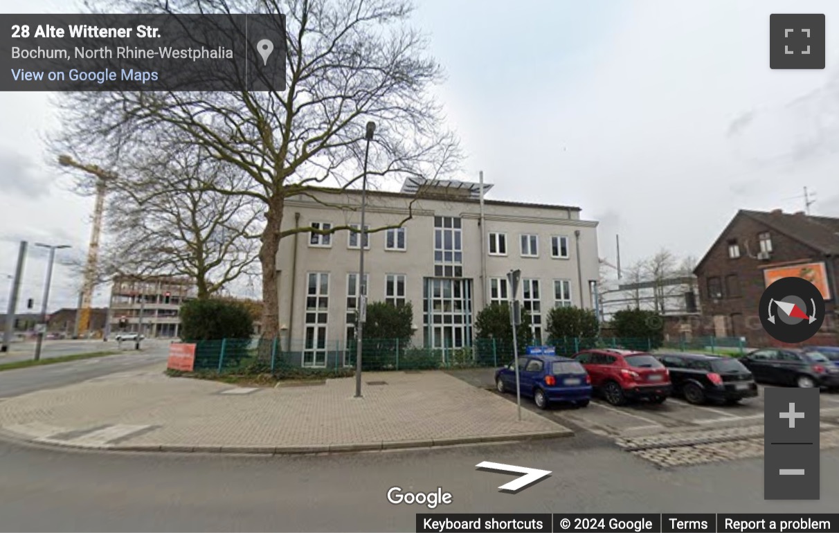 Street View image of Alte Wittener Strasse 30, Eckbüro, Bochum, North Rhine-Westphalia