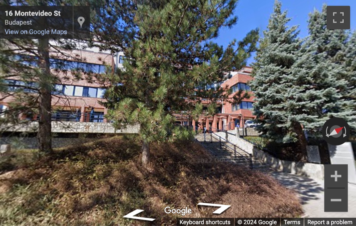 Street View image of Montevideó Utca 9, Budapest