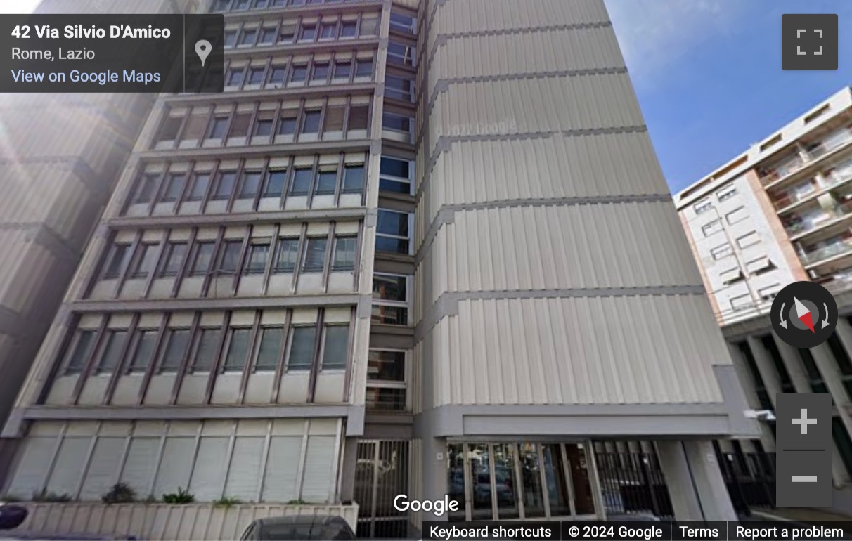 Street View image of Via Silvio D’Amico n. 40, Rome