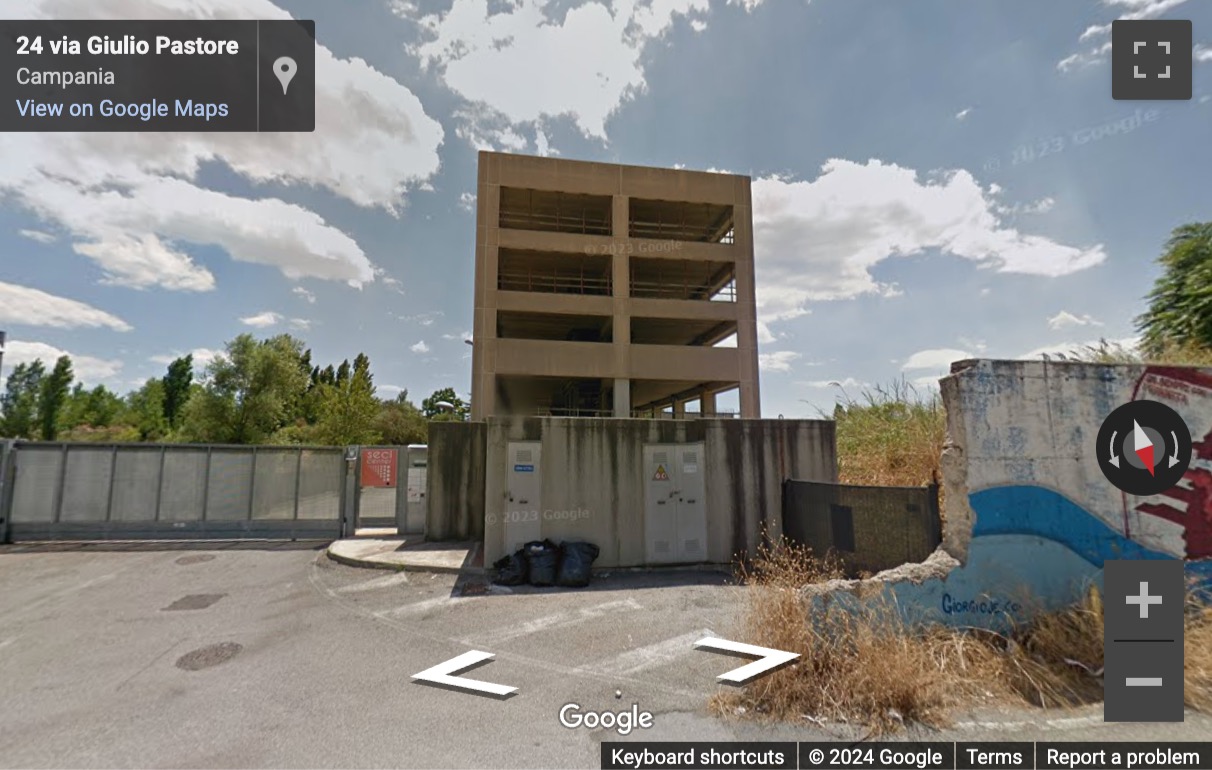 Street View image of Via Giulio Pastore n. 24, Salerno