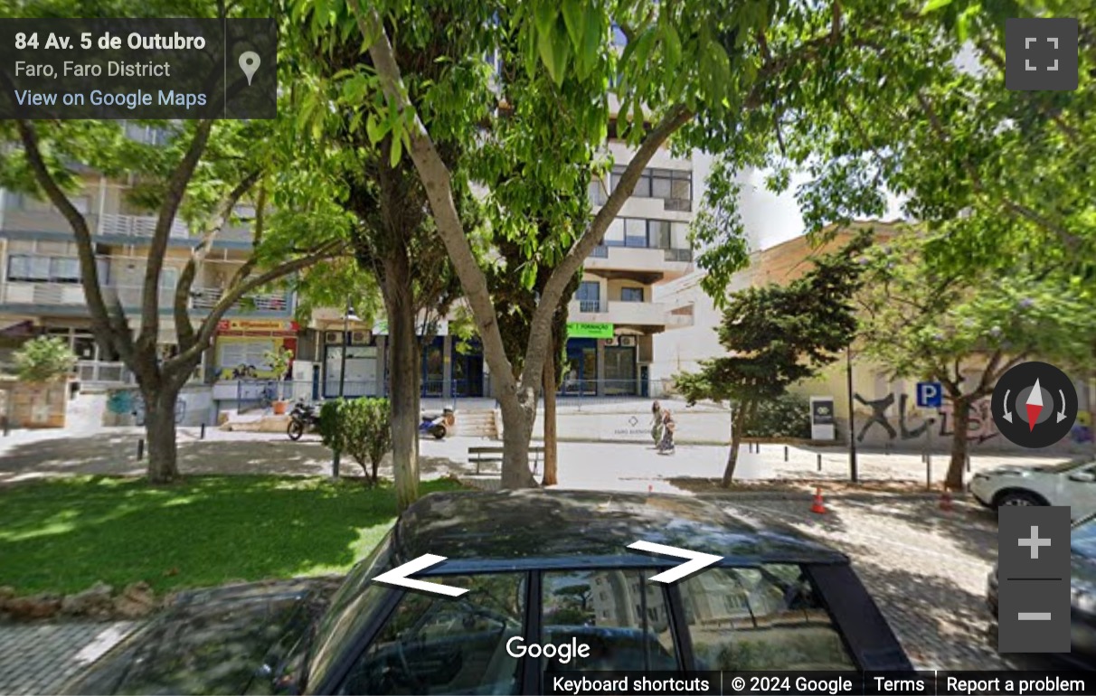 Street View image of Avenida 5 de Outubro, nº 82-A, Faro