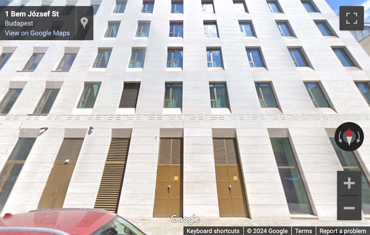 Street View image of Bem József Utca 1/B, Budapest