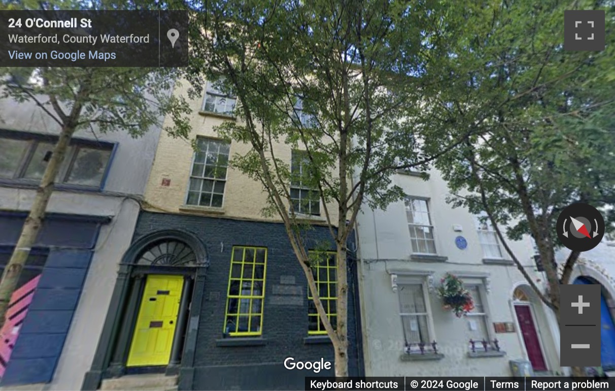 Street View image of 24 O’Connell Street, Waterford